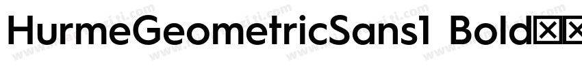 HurmeGeometricSans1 Bold字体字体转换